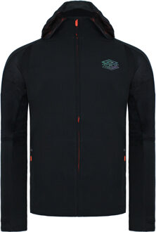 Umbro Lange Mouw Zip Up Zwart Pro Training Heren Elite Hybride Jas 65840G CMM - maat