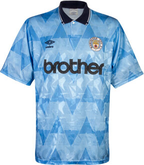 Umbro Manchester City Shirt Thuis 1989-1991 - Maat M