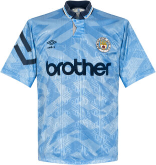 Umbro Manchester City Shirt Thuis 1991-1992 - Maat L