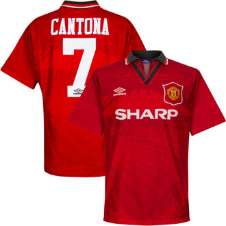 Umbro Manchester United Shirt Thuis 1994-1996 + Cantona 7 - Maat S - S