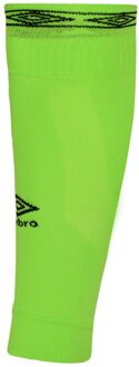 Umbro Ruiten beenstukken heren (Groene gekko/Zwart) - maat Limoengroen