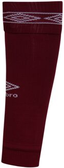 Umbro Ruiten beenstukken heren (Nieuw Claret/Wit) Rood - L