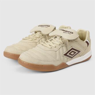 Umbro Speciali TR Suède Crème/Donkerbruin/Witte Sneakers Beige