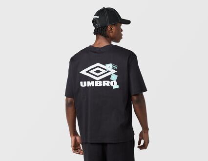 Umbro Sports Culture Stamps Graphic T-Shirt, zwart - XL