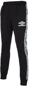 Umbro Taped Heren Zwarte Track Broek - S