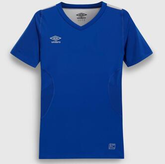 Umbro Unisex Elite V-hals Base Layer Top voor volwassenen (Diepe branding) Blauw - M