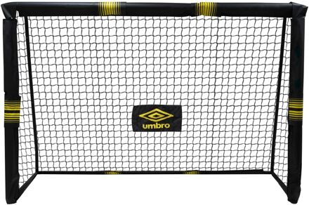 Umbro Voetbaldoel - 240 x 160 x 85cm - Voetbalgoal Groot - Metaal - Zwart/Geel