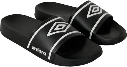 Umbro Volwassen unisex Aruba Sliders (Zwart/Wit) - 6-7 (UK Shoe)