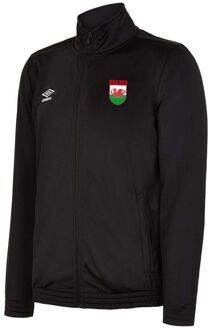 Umbro Wales Tricot Heren Zwart Track Jacket