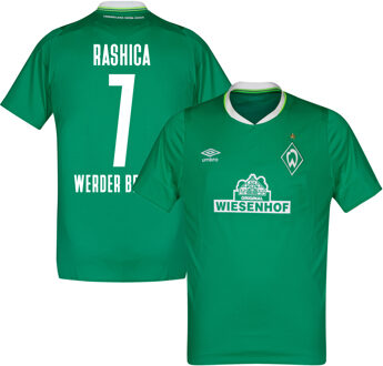 Umbro Werder Bremen Shirt Thuis 2019-2020 + Rashica 7 (Fan Style) - S