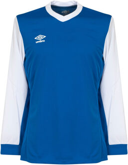 Umbro Witton Teamwear Shirt (Lange Mouwen) - Blauw/Wit - S