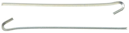Umefa 10x grondpennen/tentharingen metaal met open oog 23 cm