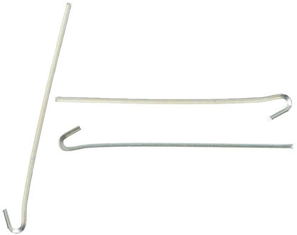 Umefa 20x grondpennen/tentharingen metaal met open oog 23 cm
