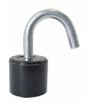 Umefa dop met haak 22 mm zak/3st zwart