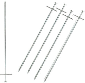 Umefa Grondpennen Tarzan - 24x - metaal - 23 cm - rotspen - spijkerharing