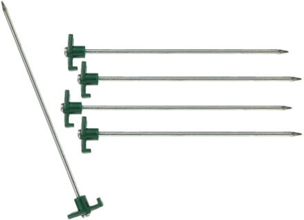 Umefa Grondpennen/tentharingen - 28x st - metaal met haak - 25 cm - rotspennen