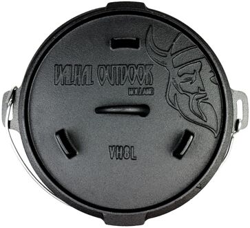 unbranded Dutch Oven 8L, zonder pootjes Zwart