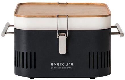 unbranded Houtskoolbarbecue Cube - Grafiet - Everdure Grijs