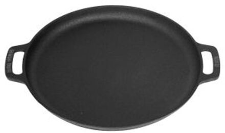 unbranded Skillet pan met lage rand 35 cm Zwart
