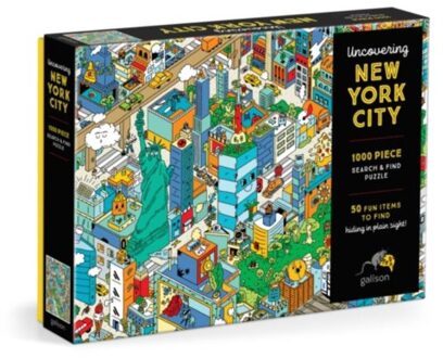 Uncovering New York City Search And Find 1000 Piece Puzzle - Galison