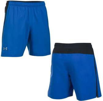 Under Armour 2 In 1 Launch Blauwe Korte Broek - Heren - XS