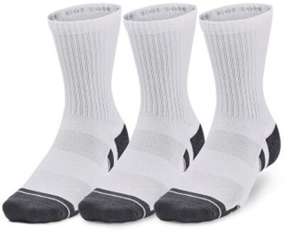 Under Armour 3 stuks Performance Cotton Mid Socks Wit - Medium,Large,X-Large