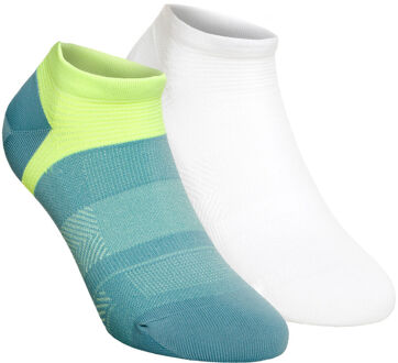 Under Armour AD Run Lite NS Tab Hardloopsokken Verpakking 2 Stuks-Wit - 31.5-36.5