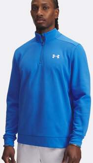 Under Armour Armour Fleece 1/4 Zip Longsleeve Heren-Blauw,Wit
