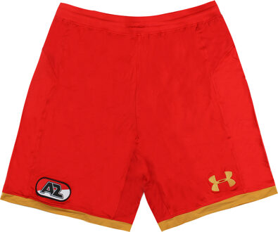 Under Armour AZ Alkmaar Rood Fitted Heren Away Voetbalshort 1294987 601