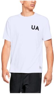 Under Armour Be Seen S/S Graphic Drop - Wit t-shirt - XXL