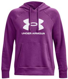 Under Armour Big Logo Sweater Met Capuchon Dames paars - XS,S,L