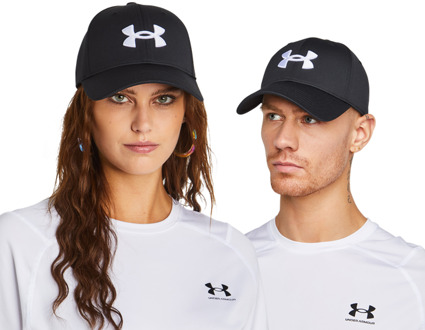 Under Armour Blitzing Cap Heren zwart - wit - 1 SIZE