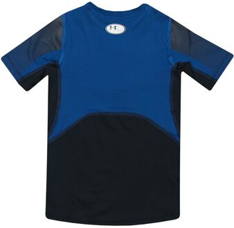 Under Armour Boy's Under Armour Junior HeatGear Fitted Fade T-Shirt in Blue - maat Blauw