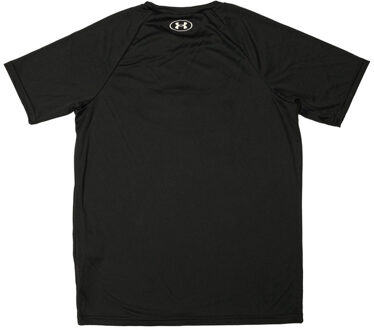 Under Armour Boy's Under Armour Junior UA Tech Hybrid Print Fill T-Shirt in Black Zwart - 13-14J / 158-164cm