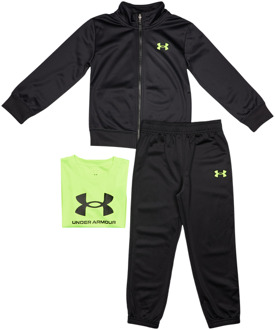 Under Armour Brawler 3pc Trainingspakken Peuter - Groen - Maat 116 - 122 CM - Poly Tricot Green