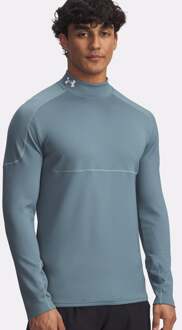 Under Armour Cold Weather Grid Longsleeve Heren-Blaugrau blauwgrijs - S