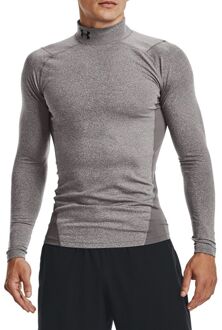 Under Armour ColdGear Armour Fitted Mock - Grijs Thermoshirt Heren