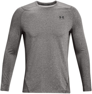 Under Armour Coldgear Fitted Crew Longsleeve Heren donkergrijs - S