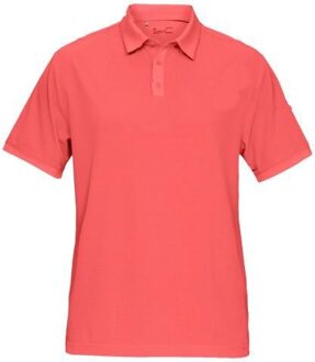 Under Armour Crestable Performance Polo Golfpolo Heren 3XL Koraal