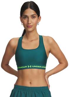 Under Armour Crossback Mid Sport-bh Dames-groen, groen