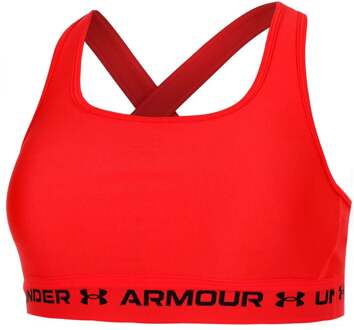 Under Armour Crossback Mid Sport-bh Dames-Neonrood - XS,S,L