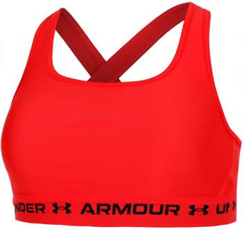 Under Armour Crossback Mid Sport-bh Dames-Neonrood - XS,S,M,L,XL