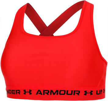 Under Armour Crossback Mid Sport-bh Dames-Neonrood