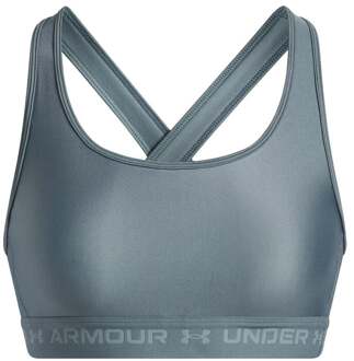 Under Armour Crossback Mid Sport-bh Dames-olijf - L