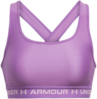 Under Armour Crossback Mid Sport-bh Dames paars - XS,S,M,L,XL