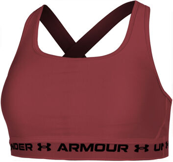 Under Armour Crossback Mid Sport-bh Dames-Wijnrood - XS