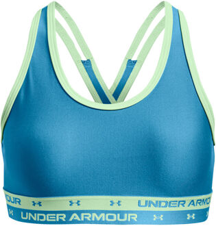 Under Armour Crossback Solid Sport-bh Meisjes blauw - XS,S