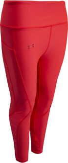 Under Armour Dames C&S Jacquard Enkel Crop Legging Strak 1351709 628 Rood