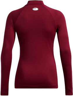 Under Armour Dames/Dames Elite Mock ColdGear Top met lange mouwen (Rood)