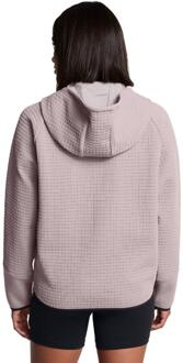 Under Armour Dames/Dames Grid Fleece Full Zip Hoodie (Grijs)